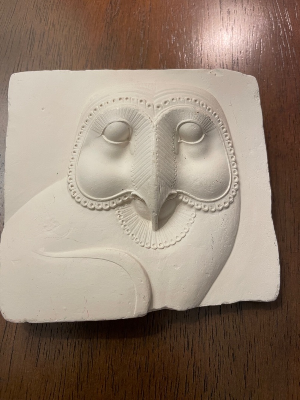 Vintage Metropolitan Museum of Art Egyptian OWL Cast Wall Plaque Replica